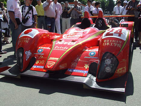 Teramos teamet kører med #24 på deres Courage-Oreca LC70 med Mugen motor, bag ratte kommer kørerne Terada, Takahashi og Katoh.
(Foto: Claude Foubert - Endurance-Info.com)